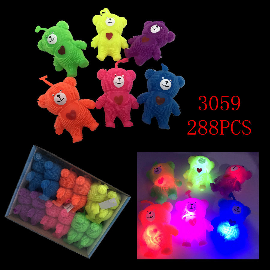 Light Up Bears with Box 3059 Wholesale Light Up Novelty Toys (6.50